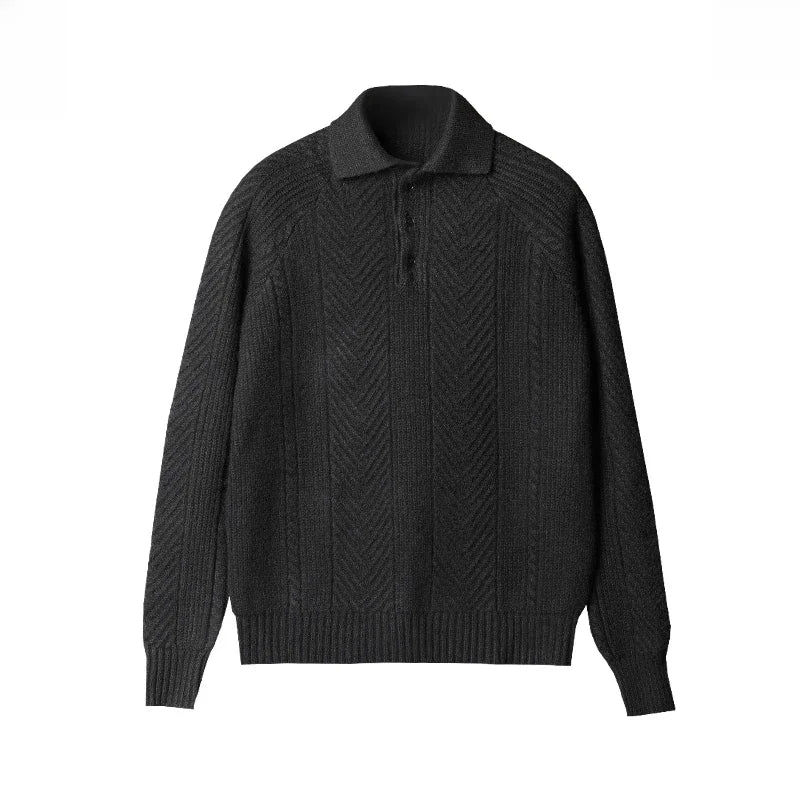 Pull chic pour homme avec col
