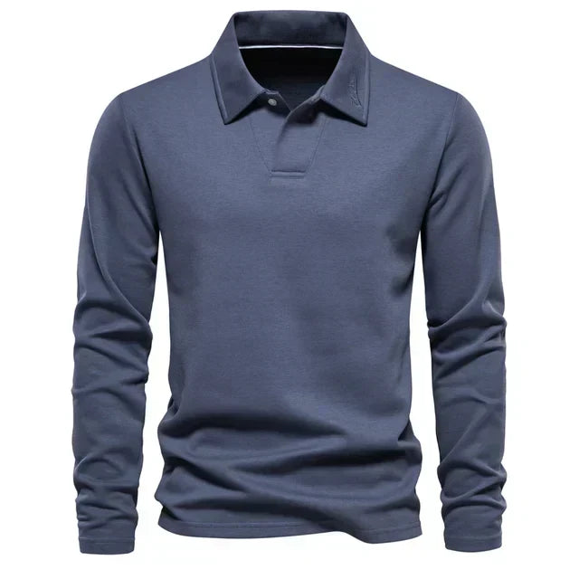 Polo manches longues homme Confortable