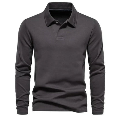 Polo manches longues homme Confortable