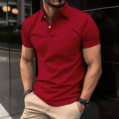 Polo homme manches courtes style moderne