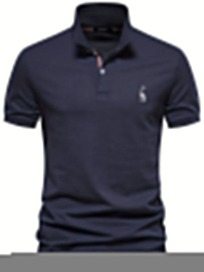 Polo homme manches courtes coupe classique
