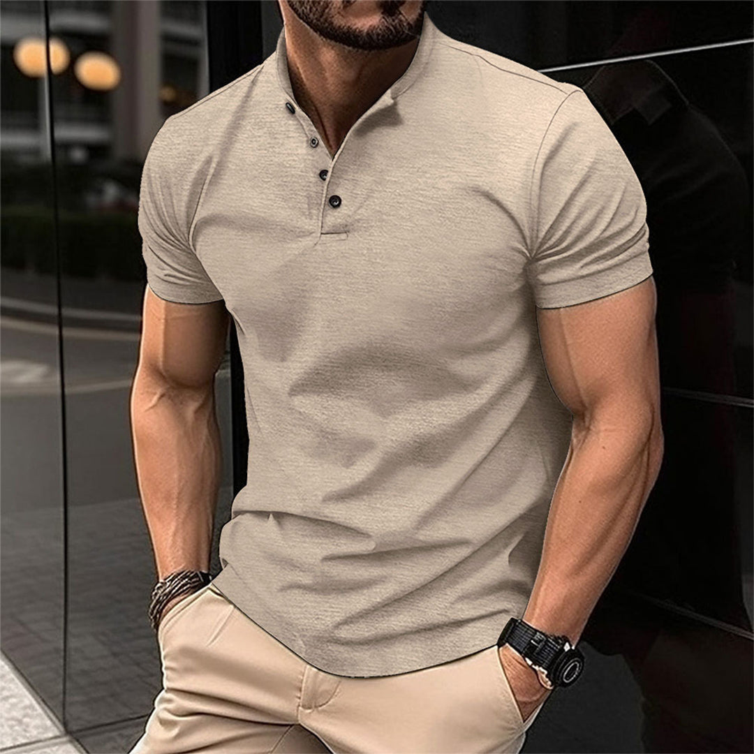 Polo homme manches courtes moderne