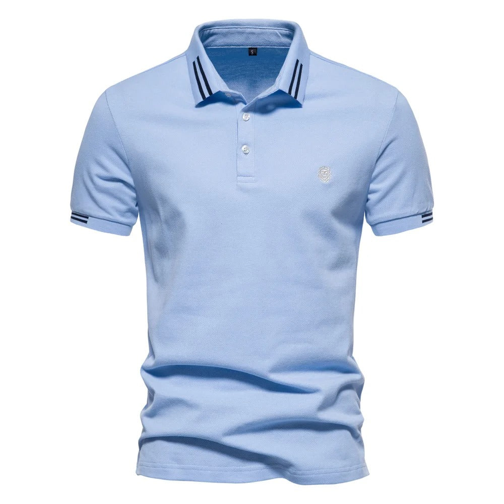 Polo pour homme coupe slim classique