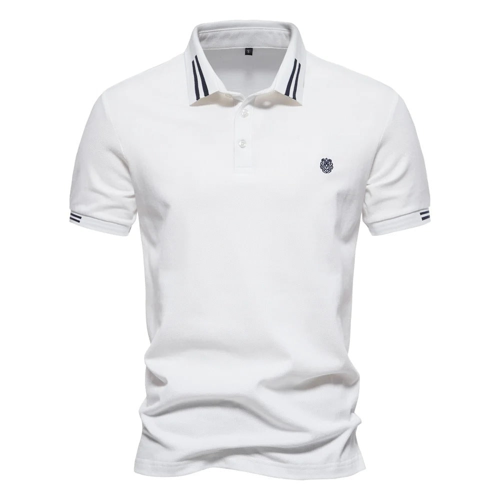 Polo pour homme coupe slim classique