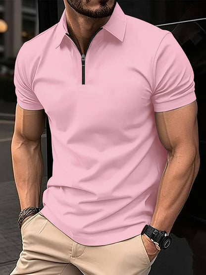 Polo-shirt homme manches courtes design élégant