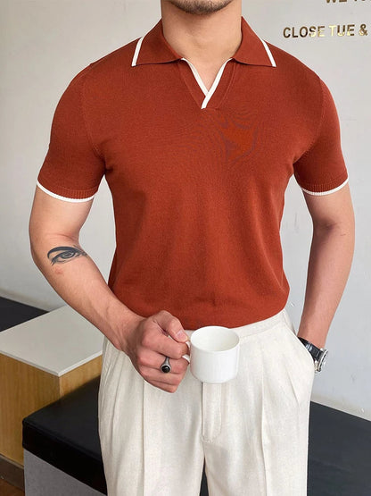 Polo à manches courtes pour homme