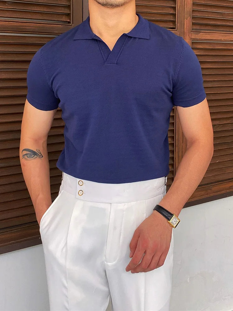 Polo à manches courtes pour homme