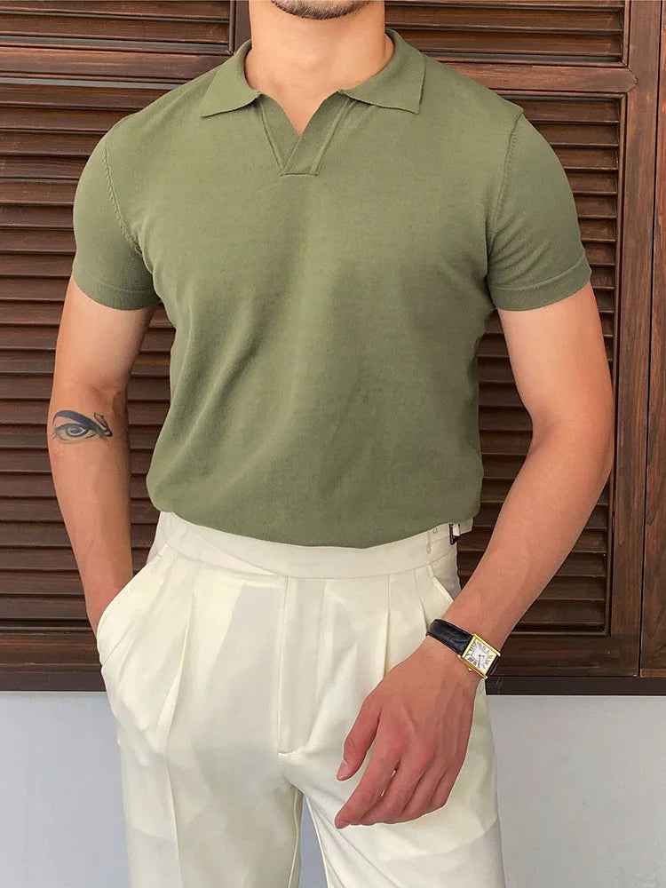 Polo à manches courtes pour homme