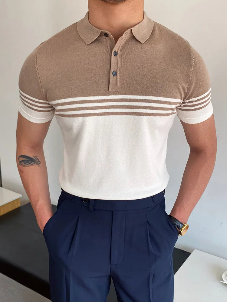 Polo à manches courtes pour homme