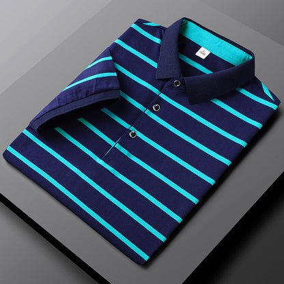 Polo homme rayé classique