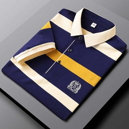 Polo homme rayé