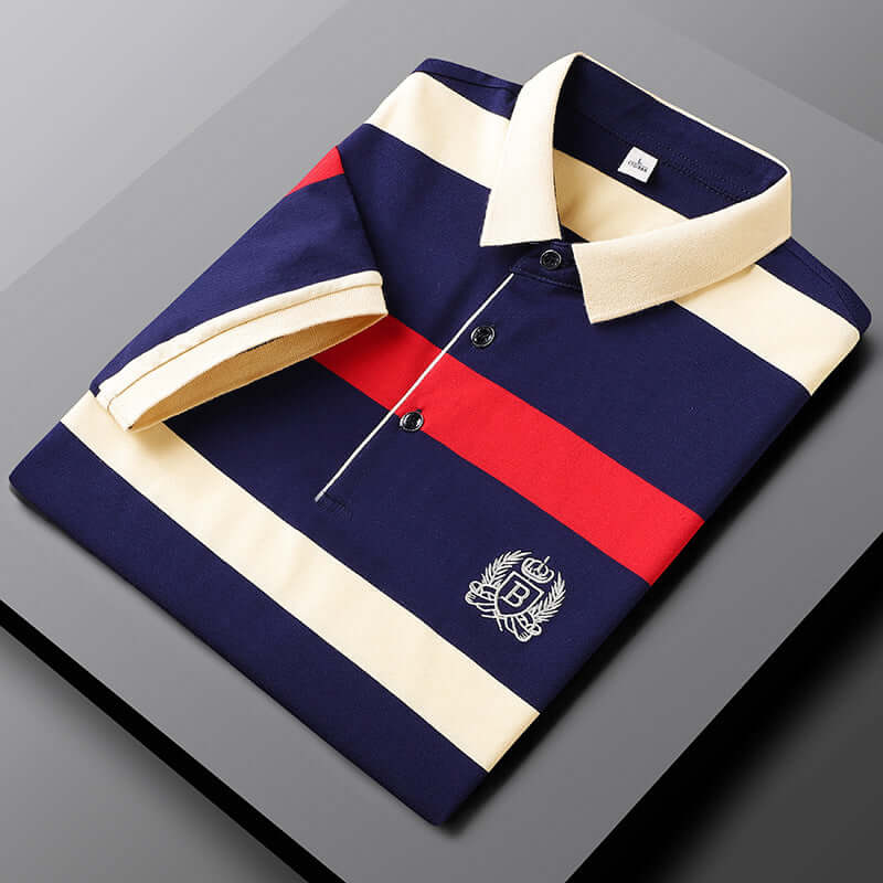 Polo homme rayé