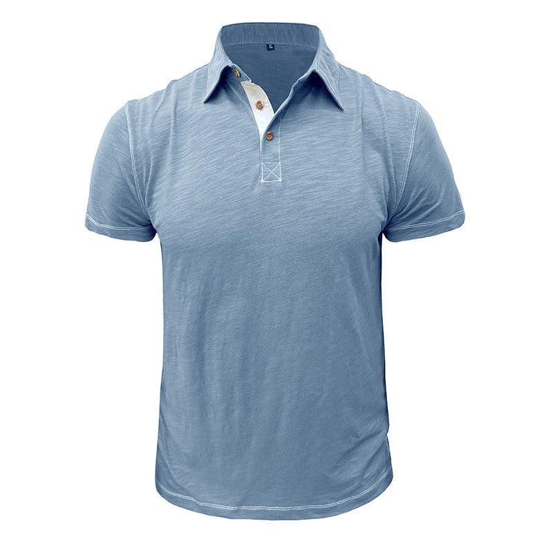 Polo homme manches courtes moderne