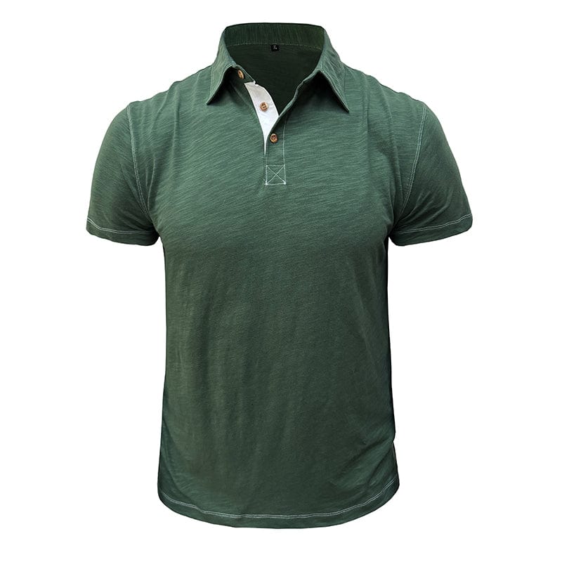 Polo homme manches courtes moderne