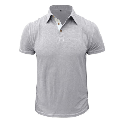 Polo homme manches courtes moderne