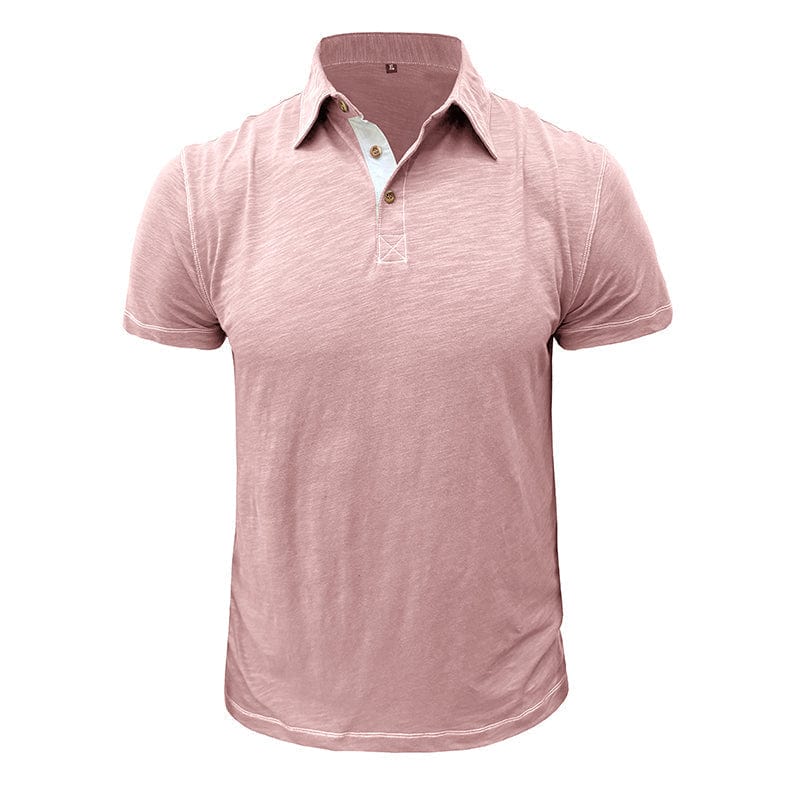 Polo homme manches courtes moderne