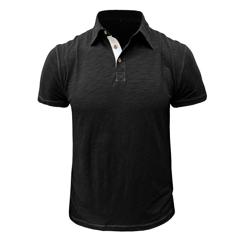 Polo homme manches courtes moderne