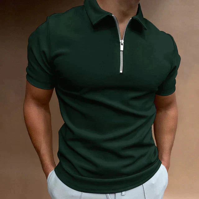 Polo homme sportif à manches courtes