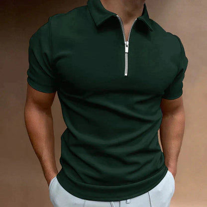 Polo homme sportif à manches courtes
