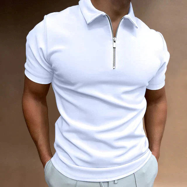 Polo homme sportif à manches courtes