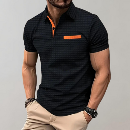Polo classique à manches courtes pour homme