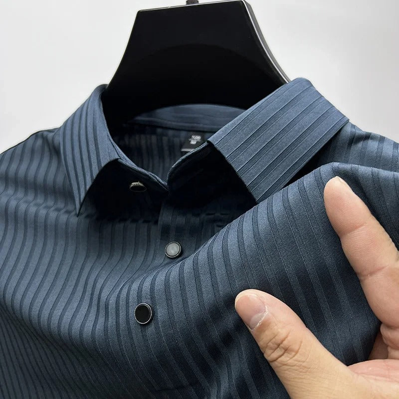 Polo pour homme Manches courtes Boutons Col
