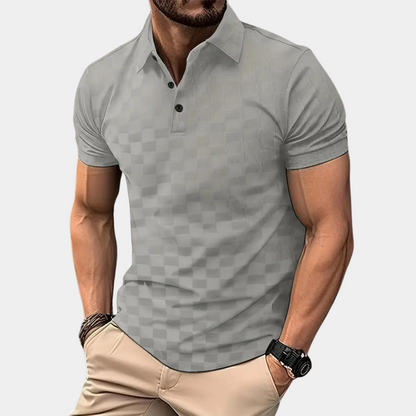 Polo homme manches courtes col classique