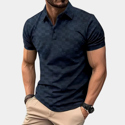 Polo homme manches courtes col classique