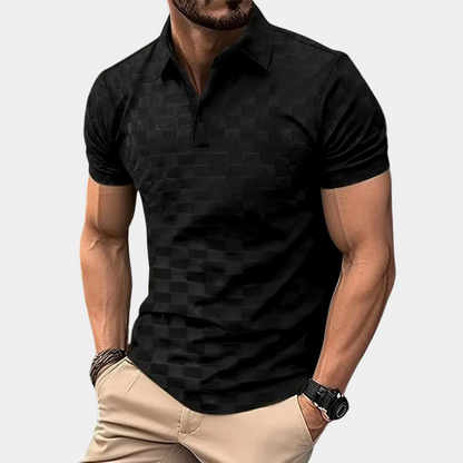 Polo homme manches courtes col classique