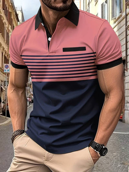 Polo à manches courtes pour homme Design élégant