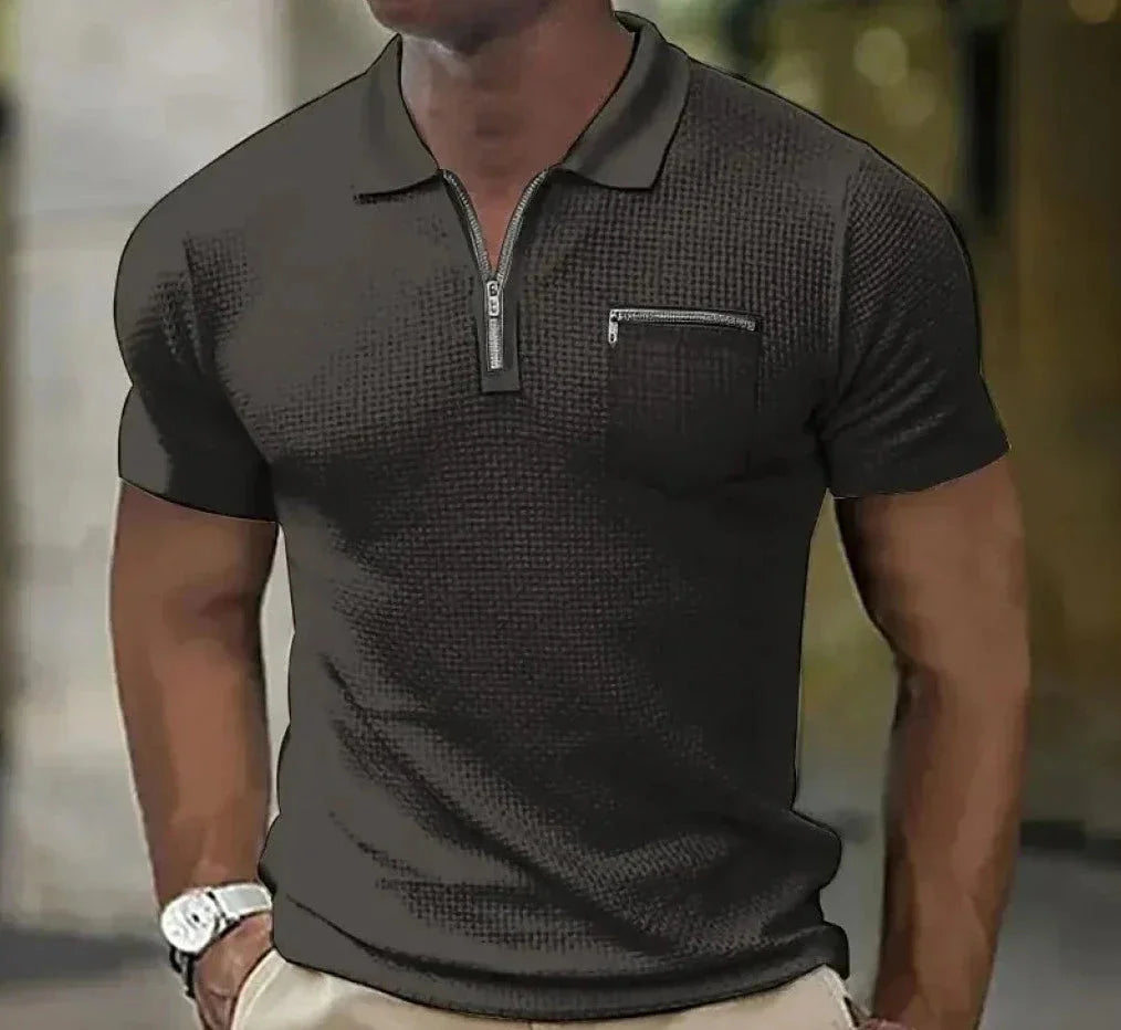 Polo homme à manches courtes Élégance