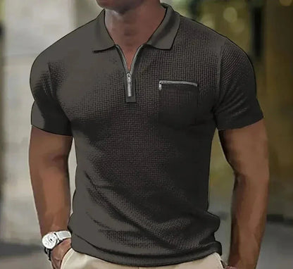 Polo homme à manches courtes Élégance