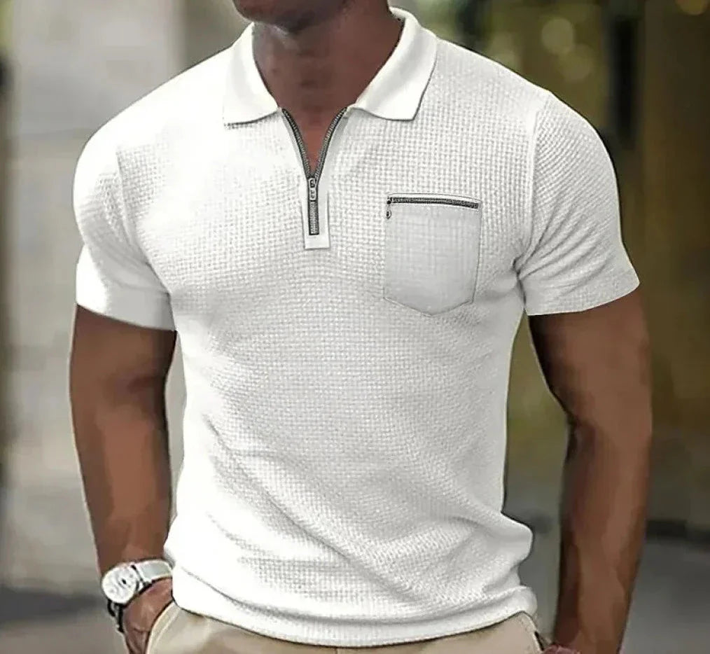 Polo homme à manches courtes Élégance