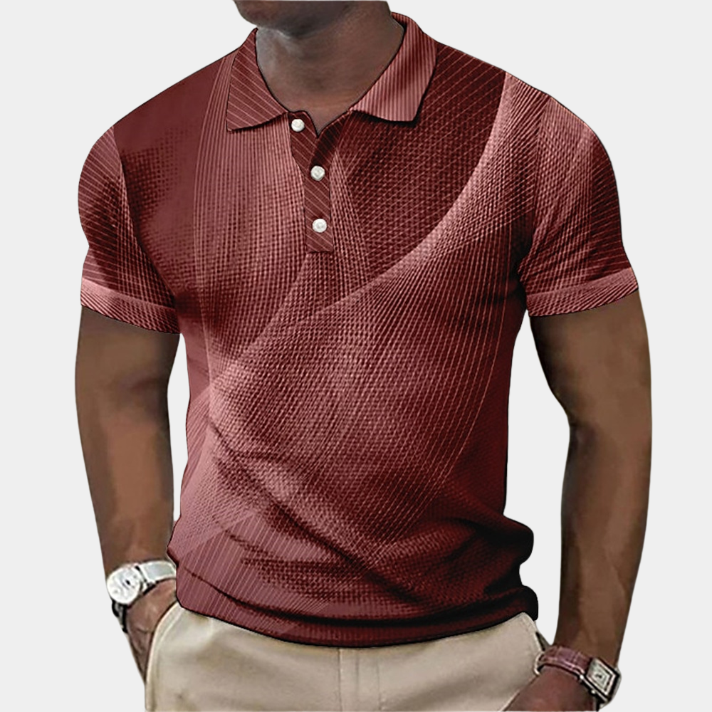Polo classique à manches courtes pour homme