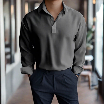 Polo à manches longues élégant et confortable pour homme