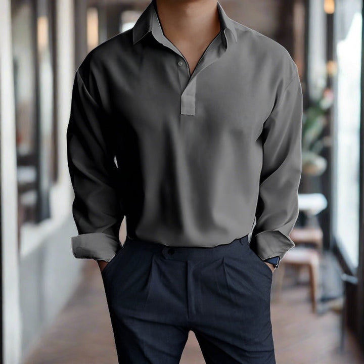 Polo à manches longues élégant et confortable pour homme