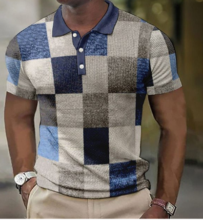 Polo à manches courtes pour hommes style moderne