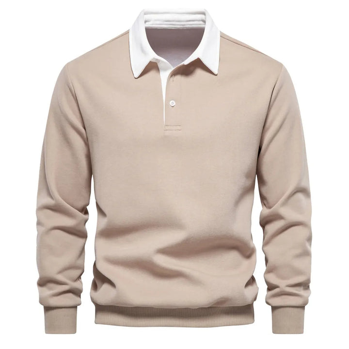 Polo manches longues homme