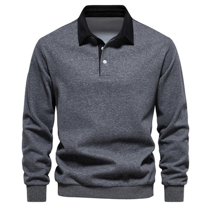 Polo manches longues homme