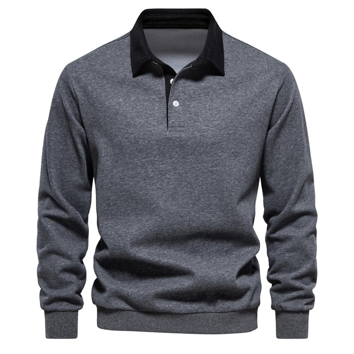 Polo manches longues homme