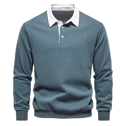 Polo manches longues homme