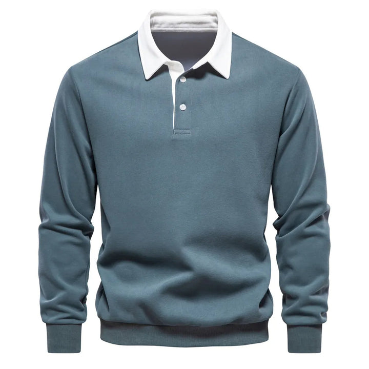 Polo manches longues homme