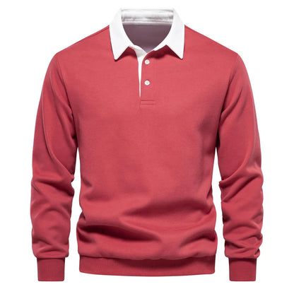Polo manches longues homme