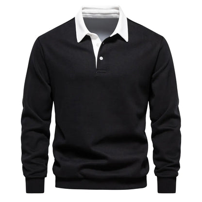 Polo manches longues homme