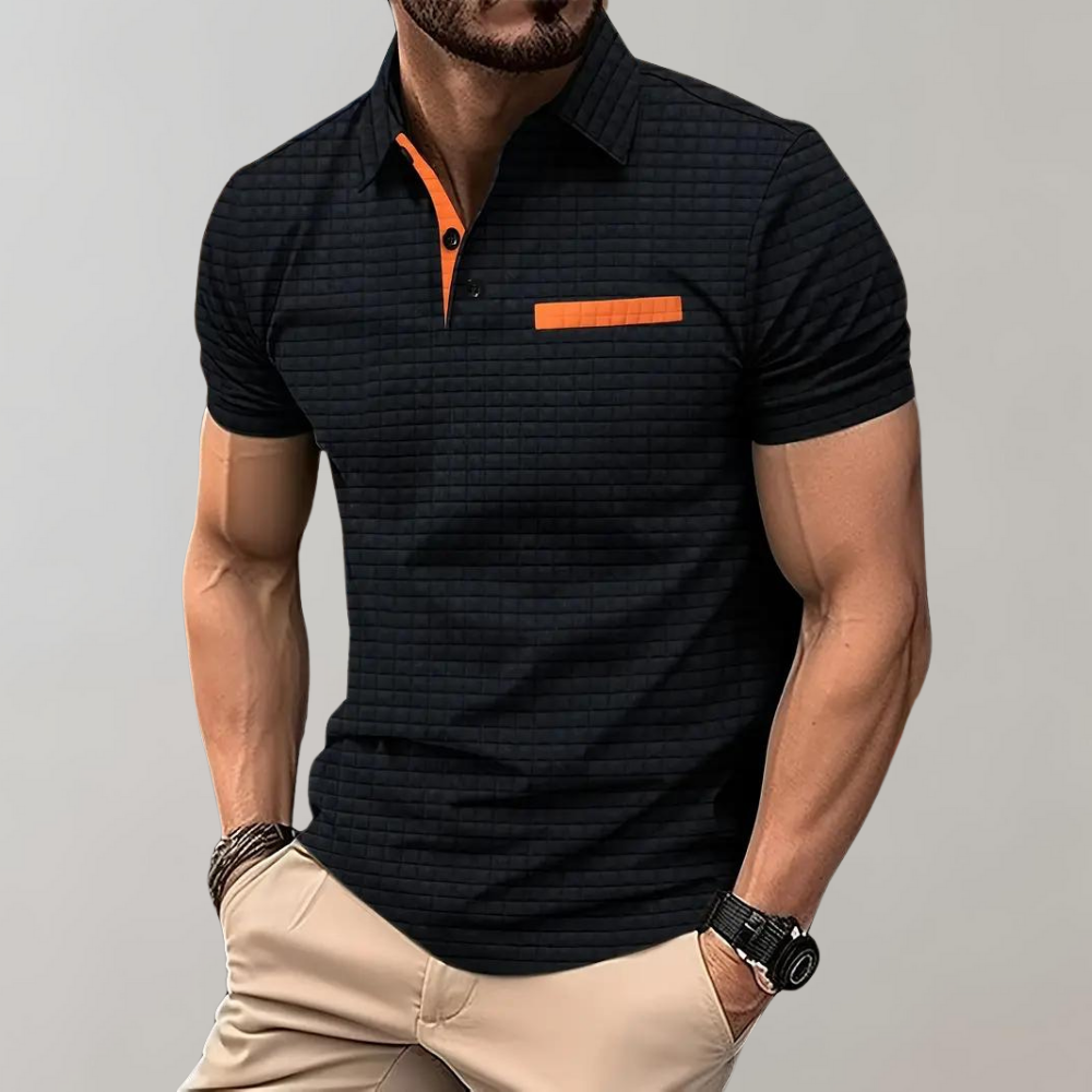 Polo classique à revers pour homme