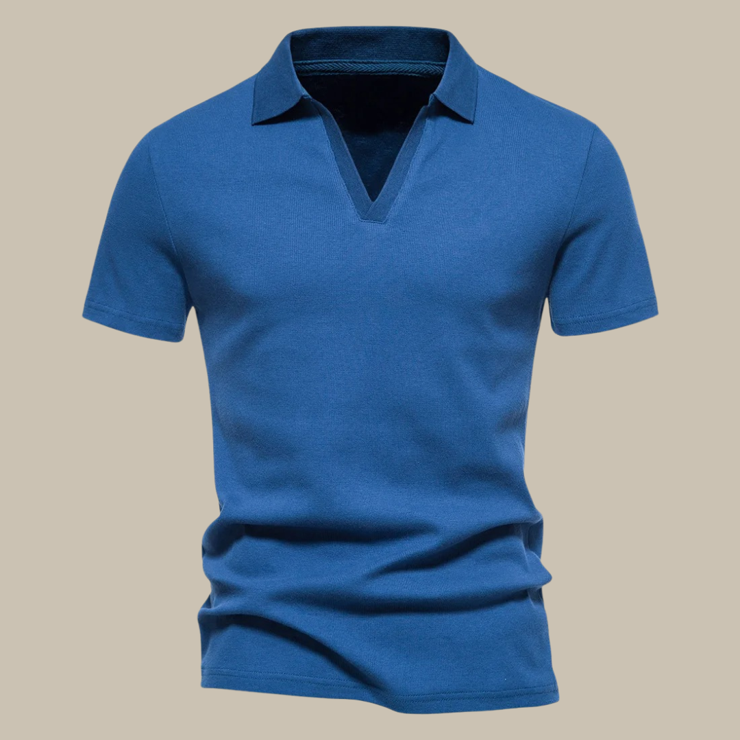 Polo pour homme Col V Moderne Sportif