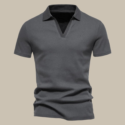 Polo pour homme Col V Moderne Sportif