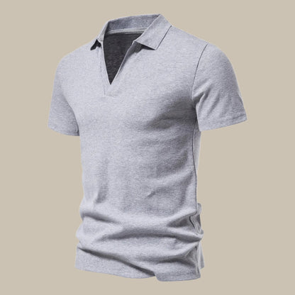 Polo pour homme Col V Moderne Sportif