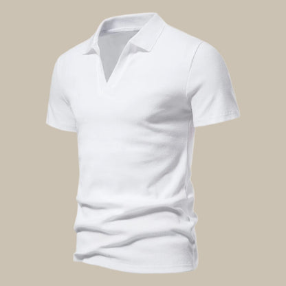 Polo pour homme Col V Moderne Sportif