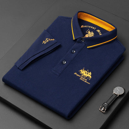 Polo classique pour homme avec patte de boutonnage